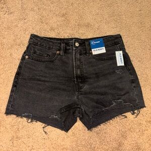Old Navy Black Denim Shorts